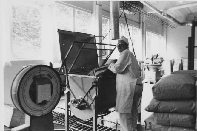 Søfteland factory in the old days