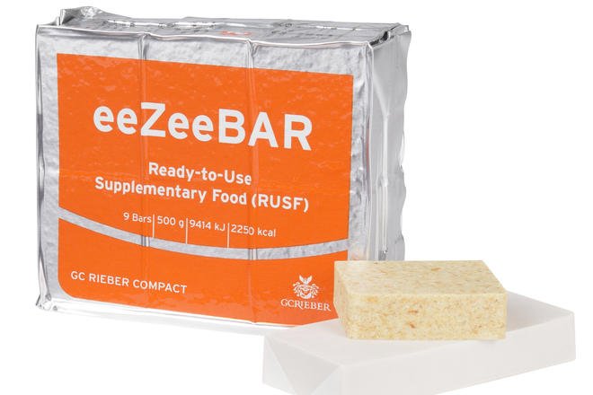 eeZeeBAR™ packet with food