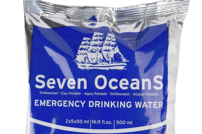Seven OceanS Emergency Drinking Water packet